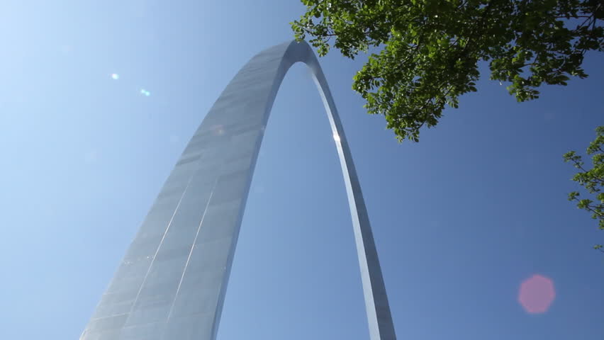 Low Angle Shot Of The St. Louis Gateway Arch. Stock Footage Video 10867946 - Shutterstock