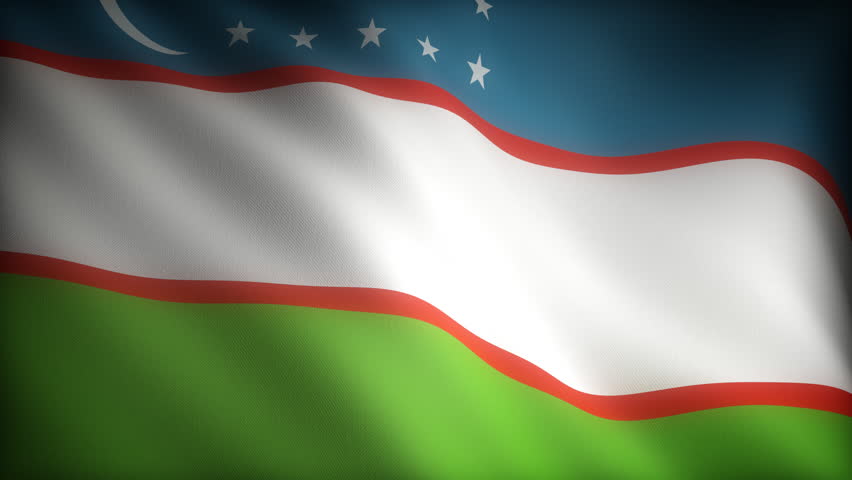 Flag Of Uzbekistan Stock Footage Video 2585624 - Shutterstock