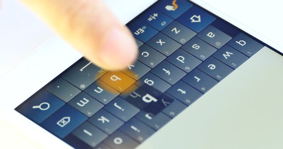 44k Smartphone Typing/texting,Finger Operating Touch Typing Email On