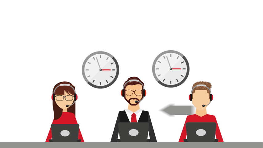 Call Center Icon Stock Footage Video - Shutterstock
