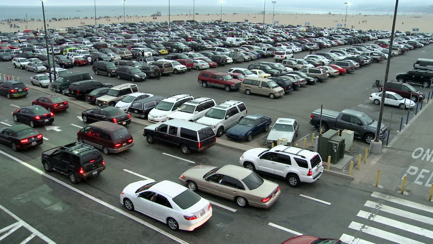 Busy Parking Lot Stock Footage Video 1808405 - Shutterstock