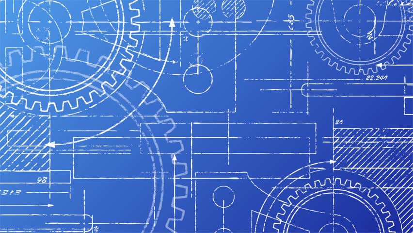 Car U0026 39 S Engine Plan Background Blueprint Animation Writing On Blueprint Background Stock