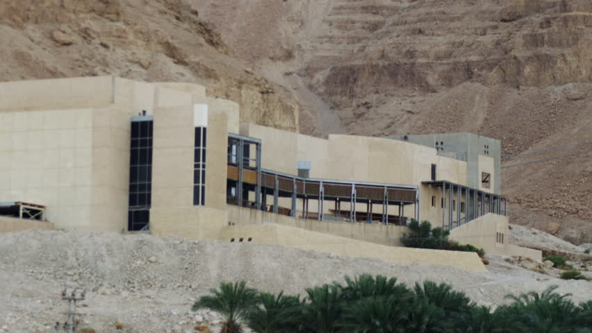 Mount Masada Museum Shot In Israel. Stock Footage Video 2012630