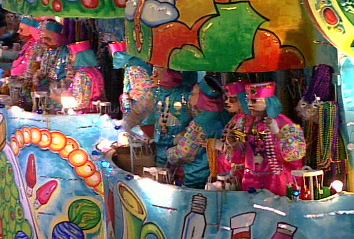 mardi gras footage