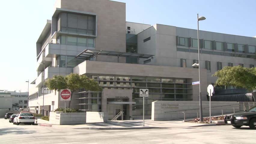 Los Angeles - Circa 2010 - A Police Station Near Century City In Los 