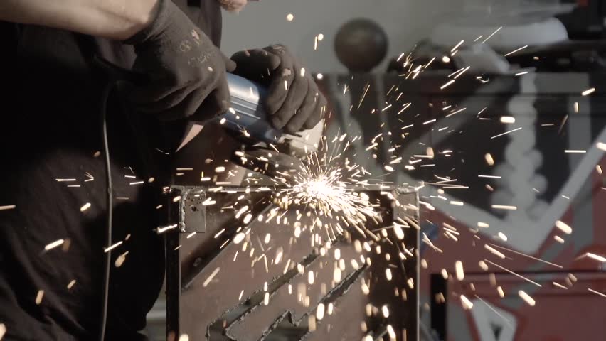 Header of abrasive
