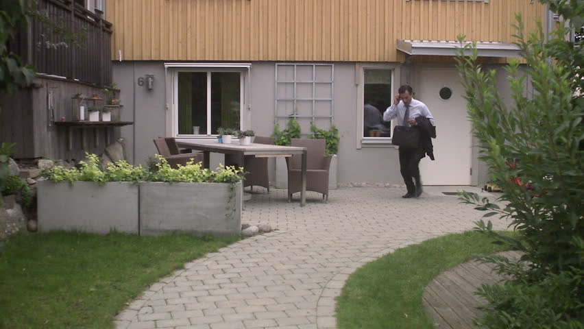 Man Walking Towards A House Stock Footage Video 2642825 ...