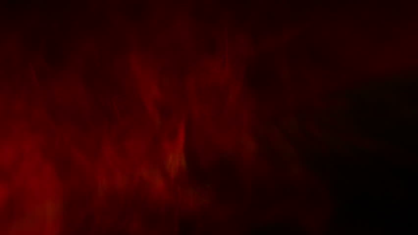 Animated Orange Smoke Against A Black Background Stock Footage Video