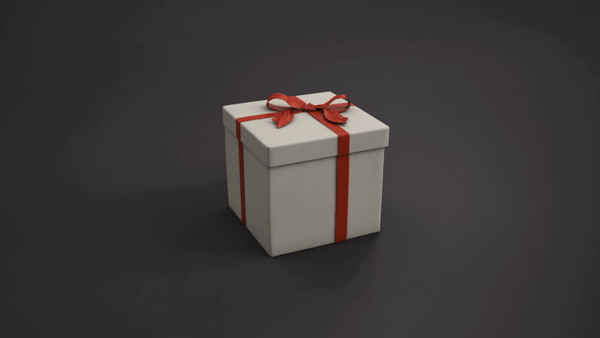 gift box opening lid to present a virtual product green gift box opening lid to present a virtual product green
