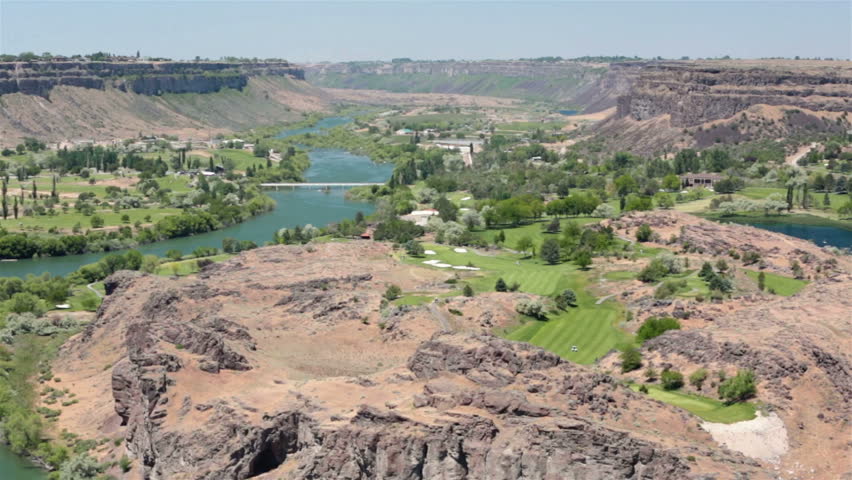 Twin Falls Idaho Snake River Gorge Canyon Springs Golf Course Magic Twin Falls Idaho Snake River Gorge Canyon Springs Golf Course Magic