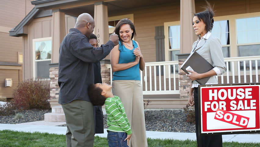 Couple Shaking Hands With Realtor Stock Footage Video 4742681 ... image