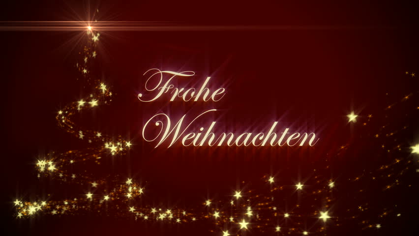 merry christmas in german frohe weihnachten stock footage