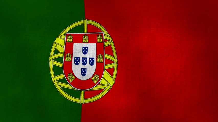 Portugal Flag Textured Background (Loop-able) World Cup Qualifier