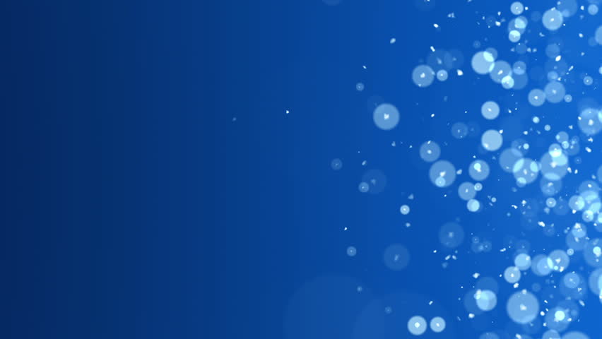 Blue Abstract Lights Bokeh Background Loop 1080 Stock Footage Video