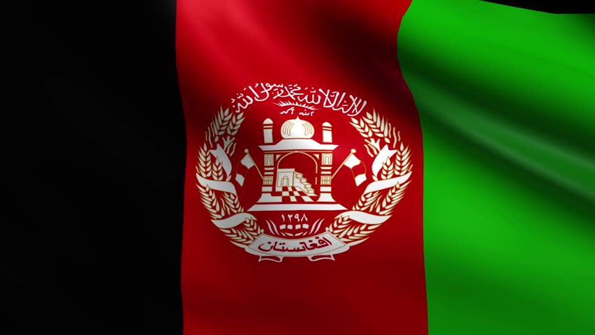 Waving Flag Of Afghanistan Stock Footage Video 2349614 - Shutterstock