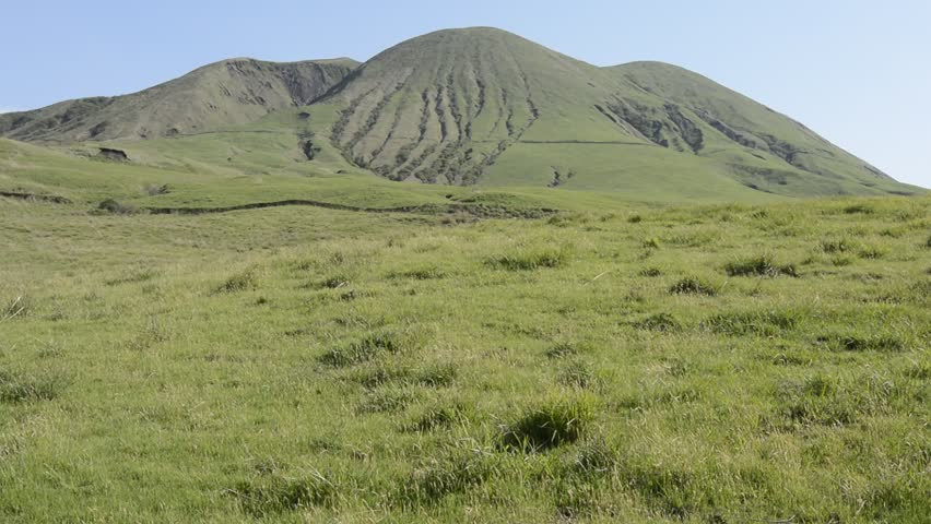 Gentle Slope To The Mountain And Grassy Plain Stock Footage Video 7081438 Shutterstock