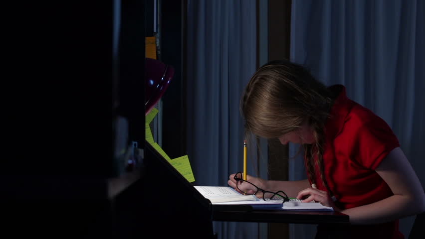 Late night music homework image