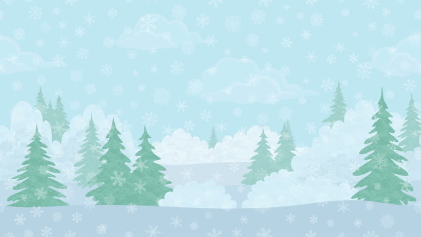 snowy forest clipart - photo #4