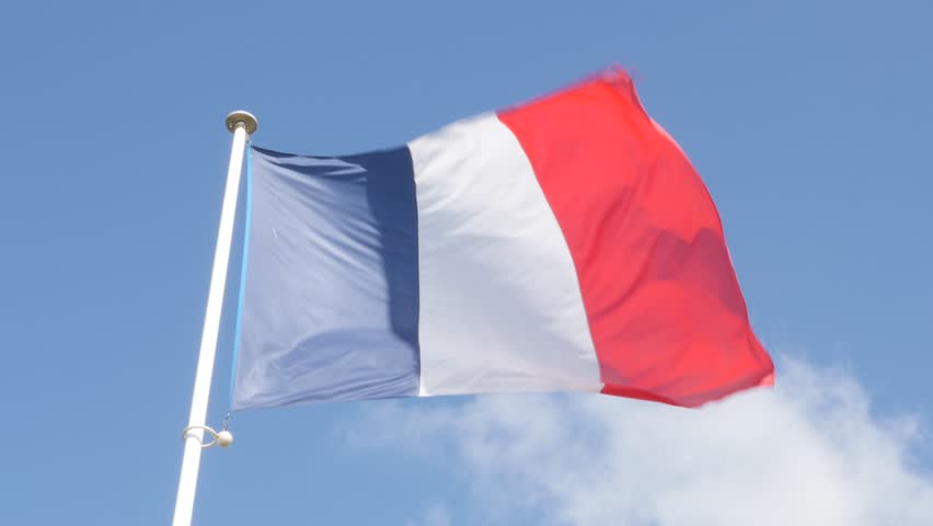 The Tricolor,the National Flag Of France Stock Footage Video 261274 ...