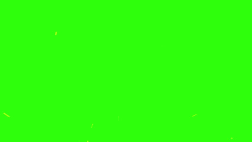 Sparks From The Fire On A Green Screen Stock Footage Video 11349629 ...