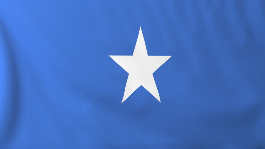 Flag Of Somalia Background Seamless Loop Animation Stock Footage Video ...