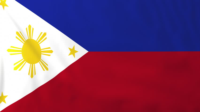 Flag Of Philippines Background Seamless Loop Animation Stock Footage ...