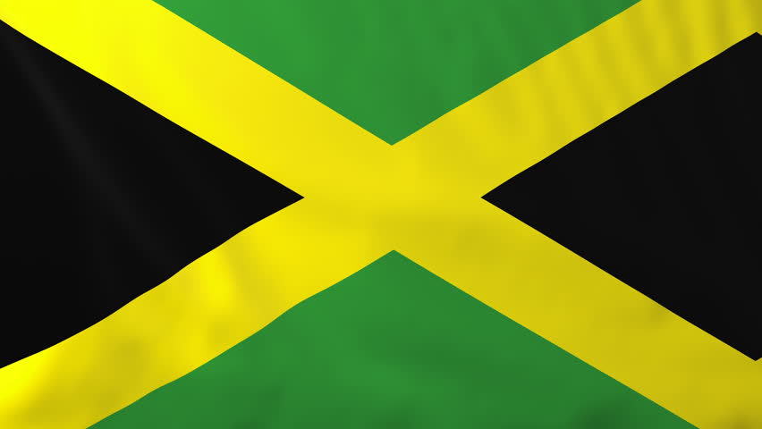 Jamaican Flag - 4K Seamless Loop Animation Of Waving Flag Of Jamaica ...