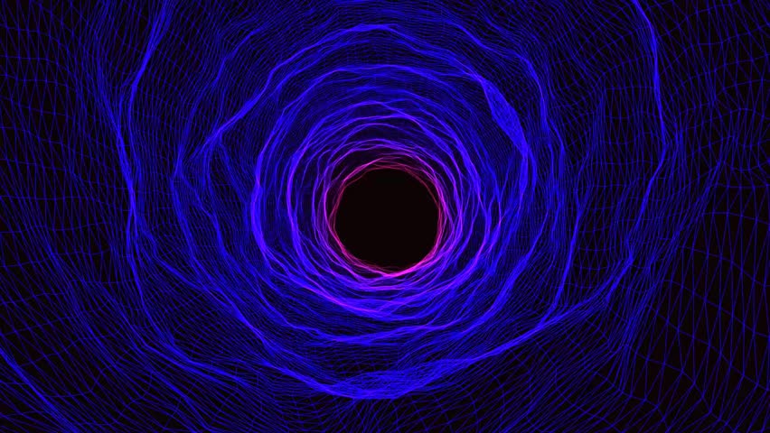 Infinite Loop Tunnel. Abstract Animation. Graphic Effects. Stock ...