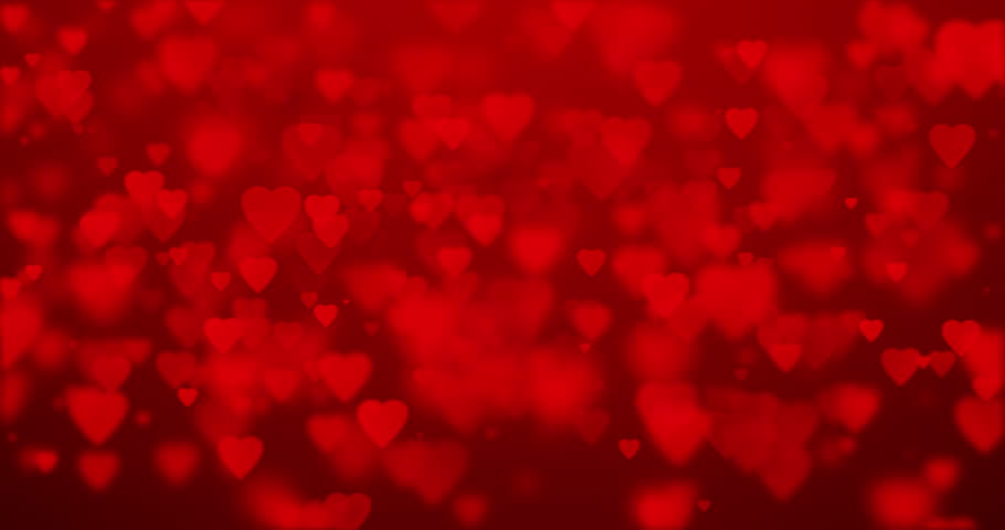 Heart Bokeh Lights Animation Background Stock Footage Video 8381761 ...
