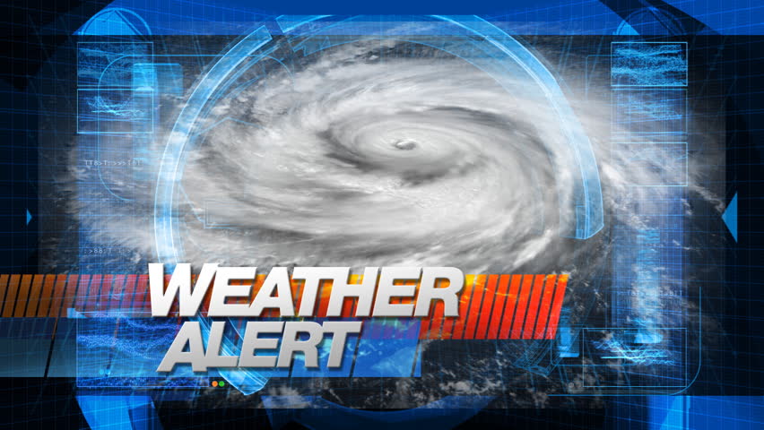 Weather Alert - Broadcast Graphics Title Stock Footage Video 1776716 ...