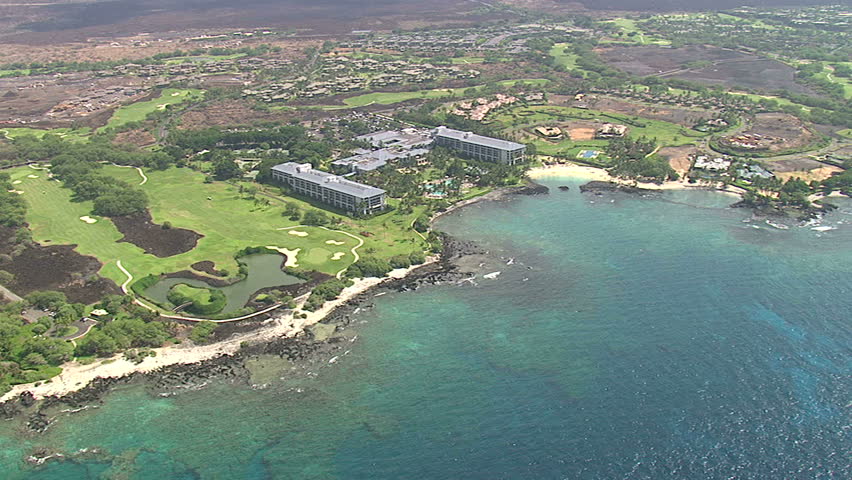 Aerial Of Hilton Waikoloa Village, Hawaii Stock Footage Video 1825016 ...