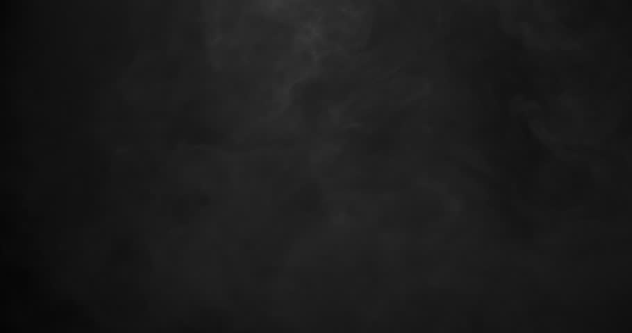 Medium Smoke Ambiance Effect Isolated On Black Background Stock Footage ...