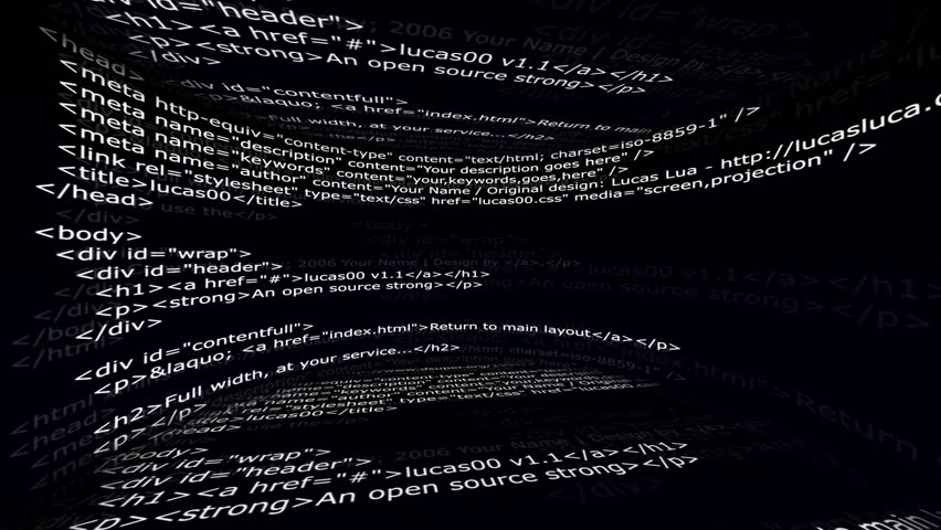Java Code Animation Loop/ Black Background Stockvideos & Filmmaterial ...