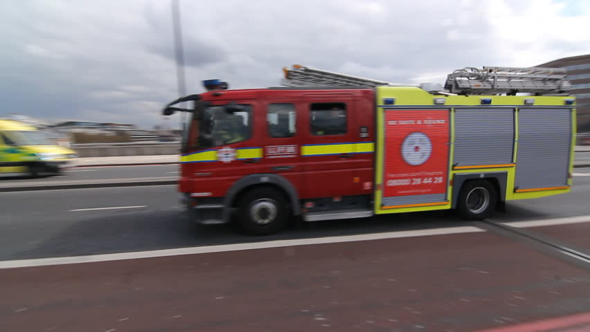 LONDON, UK APRIL 2nd: Emergency Vehicles On April 2nd, 2012 In London ...