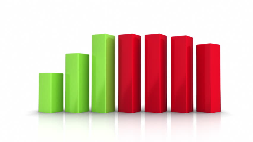 Bar Chart - Growth And Stagnation Stock Footage Video 2510567 ...