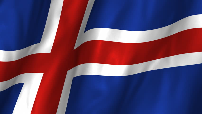 Iceland Close Up Waving Flag - HD Loop Stock Footage Video 1170325 ...