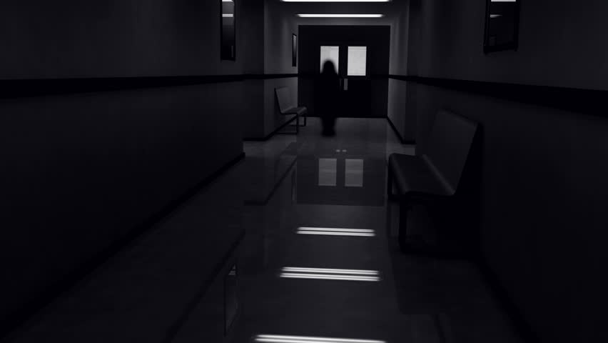 Scary Hospital Corridor 5 Yurei Stock Footage Video 3651494 - Shutterstock