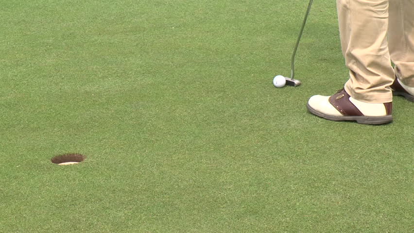 Golf Ball Missed The Hole Stock Footage Video 4201144 - Shutterstock