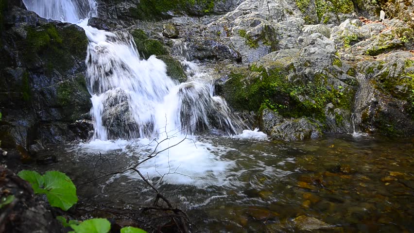 Mountain Stream Waterfall Stock Footage Video 3857339 - Shutterstock