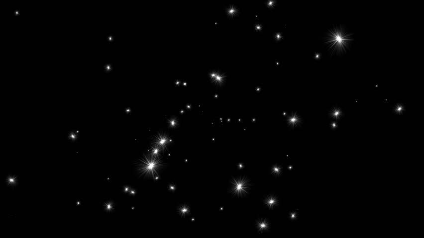 Star Light Sparkles / Black Background Stock Footage Video 3868361 ...