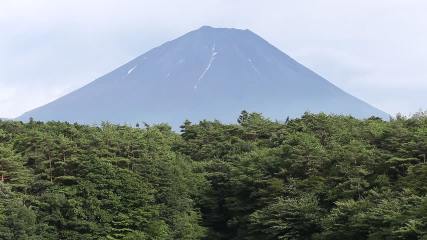 Mount Fuji (Fujiyama) In Summer, Mt.Fuji Is The Highest Mountain In ...