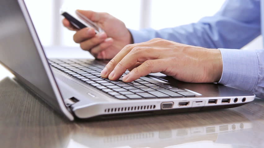 Office Man With Mobile Phone / HD Stock Footage Of Business Person ...