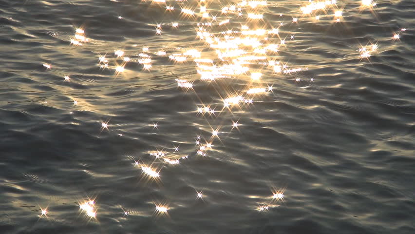 Sea Waves, Sunlight Reflection In Water, Star Reflections On Sea ...