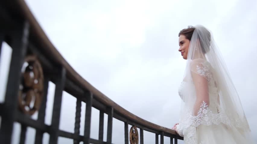 Bride Waiting In Balcony Stock Footage Video 5206598 - Shutterstock