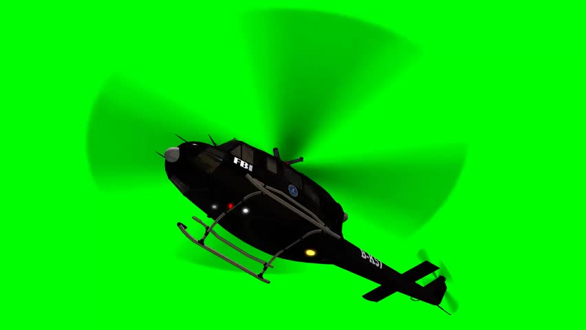 Render Of Helicopter Flying On Green Screen Stock Footage Video 907462 ...