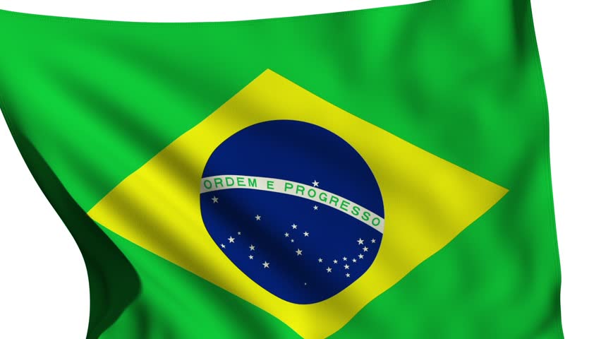 Brazilian Flag HD. Looped. Stock Footage Video 1821542 - Shutterstock