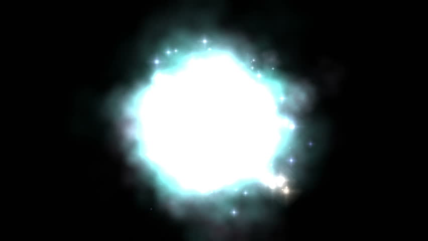 Glowing Ball Of Light With Particles. Stock Footage Video 557095 ...