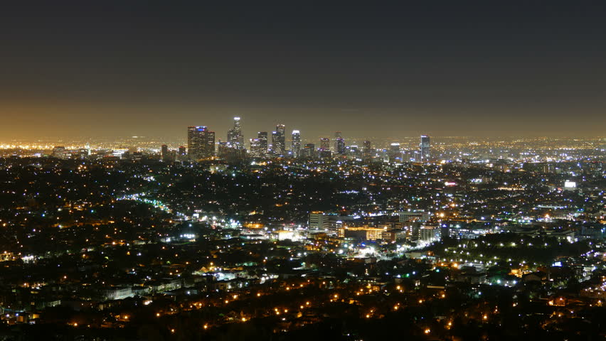 Time Lapse Of Dawn In Downtown