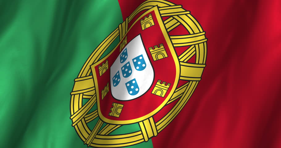 Portugal Flag Stock Footage Video - Shutterstock