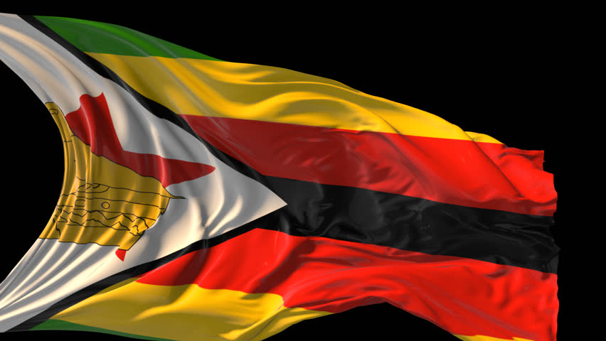 Flag Of Zimbabwe Beautiful 3d Animation Revealing Zimbabwe Flag With ...